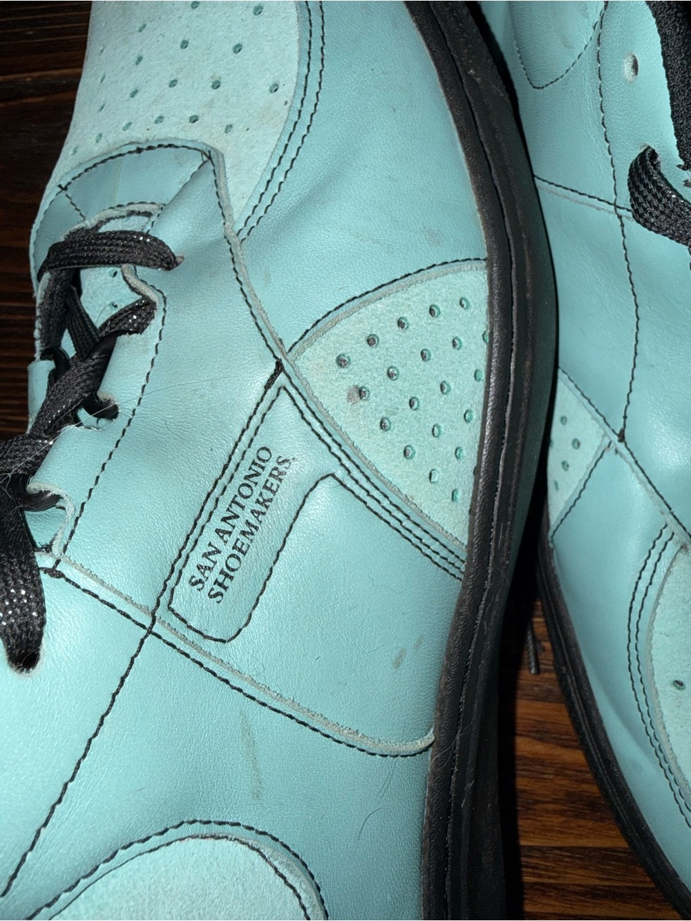 SAS Men’s Aqua Leather Lace-Up Sneakers